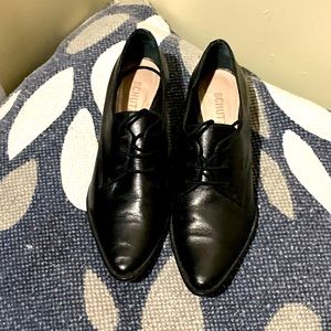 Schutz Women’s black lace up booties